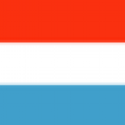 Luxembourg flag.