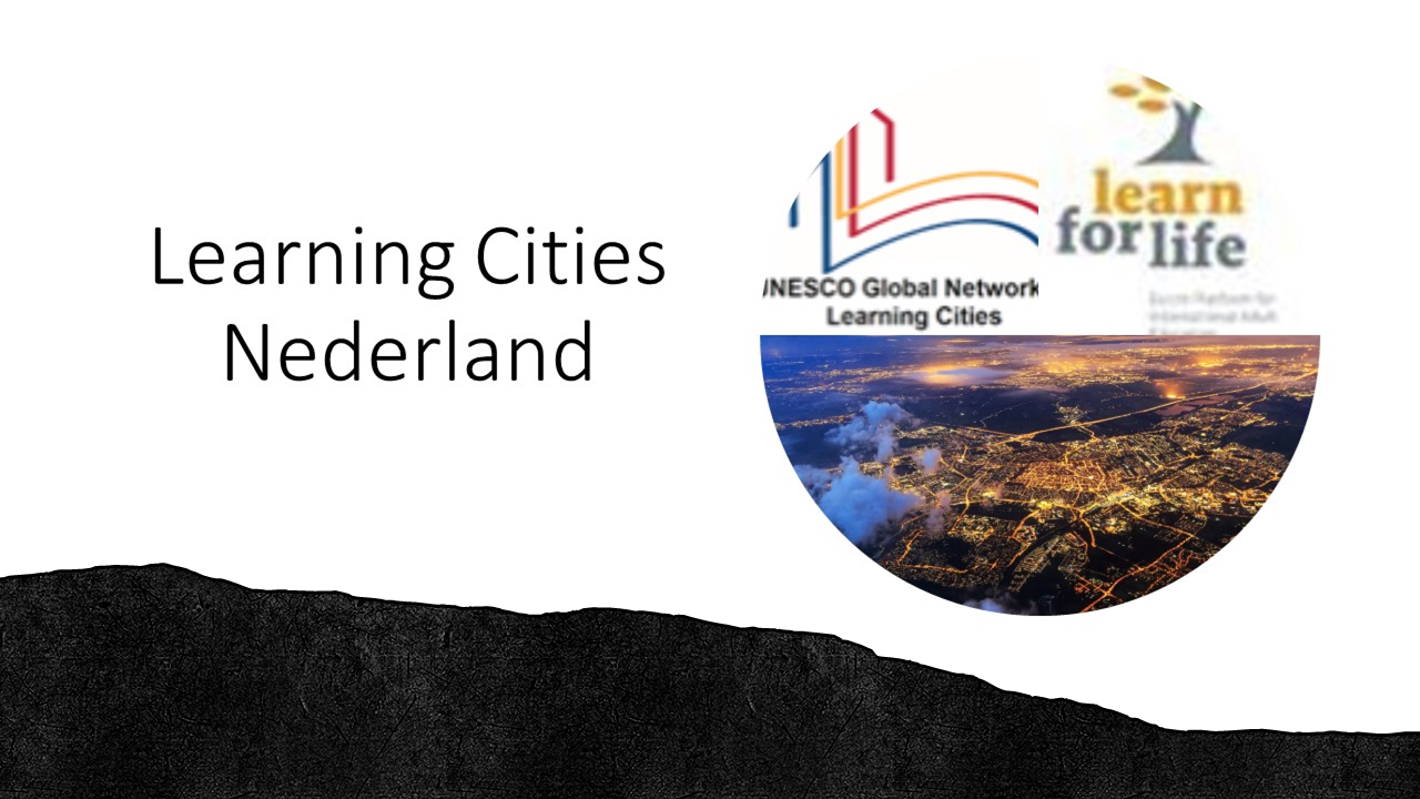 logo learning cities nederland.