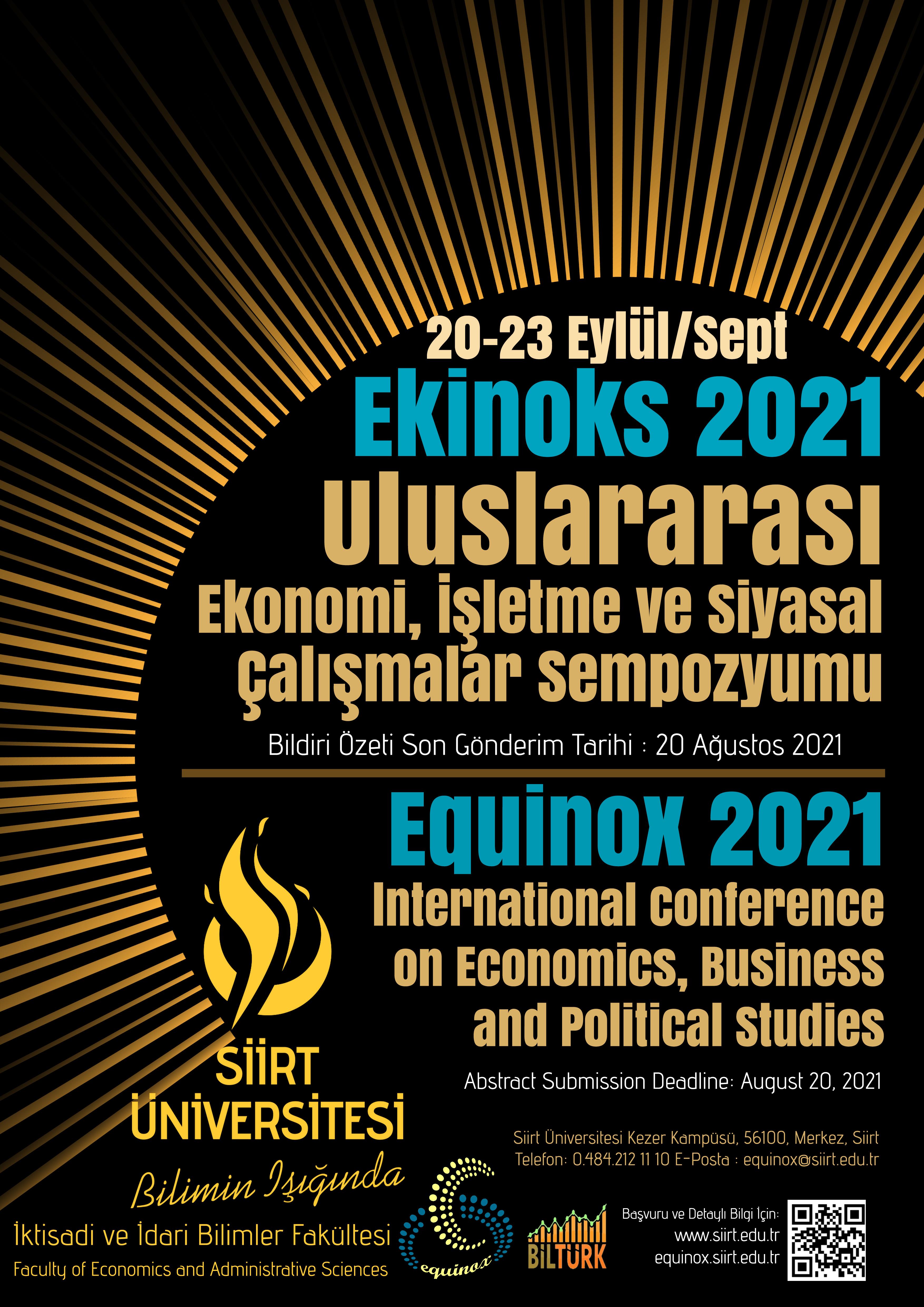 Equinox 21 International Conference On Economics Business And Political Studies Epale