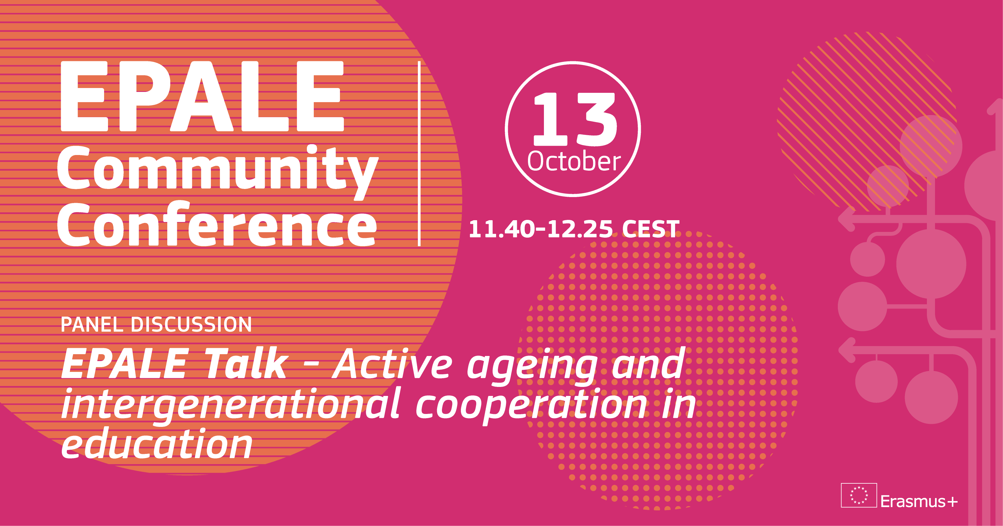 EPALE Community Conference 2021 - EPALE Talk - Active ageing and intergenerational cooperation in education