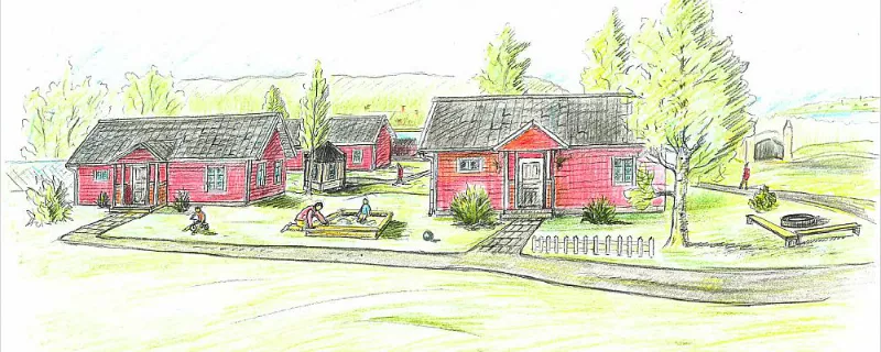 Ostersund Museum Housing for Refugees.
