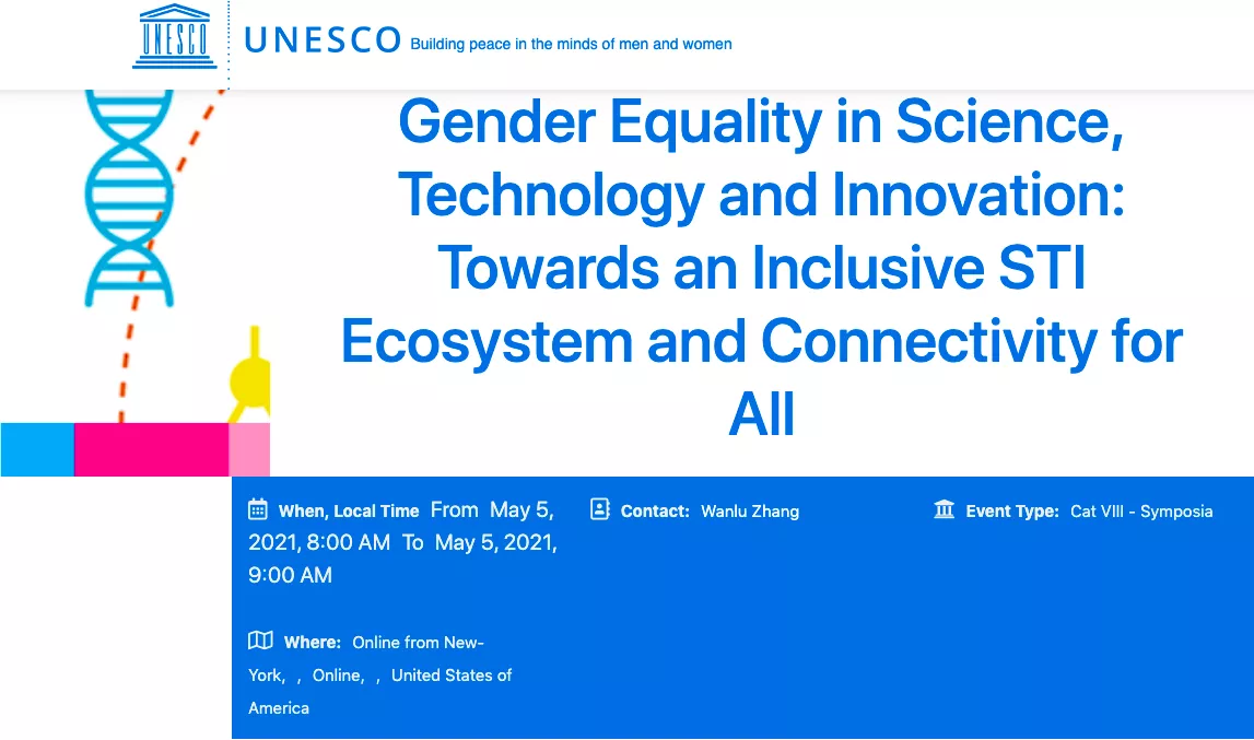 Gender Equality in Science, Technology and Innovation.
