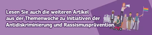 Banner EPALE Themenwoche Antidiskriminierung.