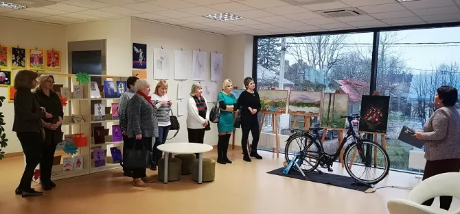 Interaktyvus turas senjorams Interaktyvaus Zarasų turo pristatymas senjorams.