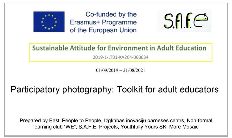 SAFE - Lidzdalibas fotografija riku komplekts pieauguso pedagogiem.