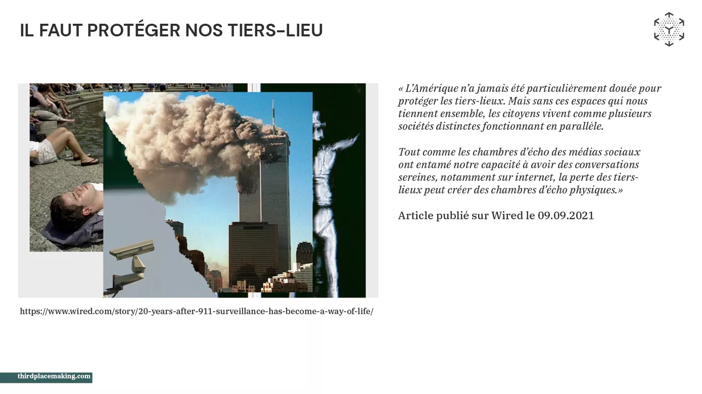 9. Il faut protéger nos tiers-lieux 9. Il faut protéger nos tiers-lieux.