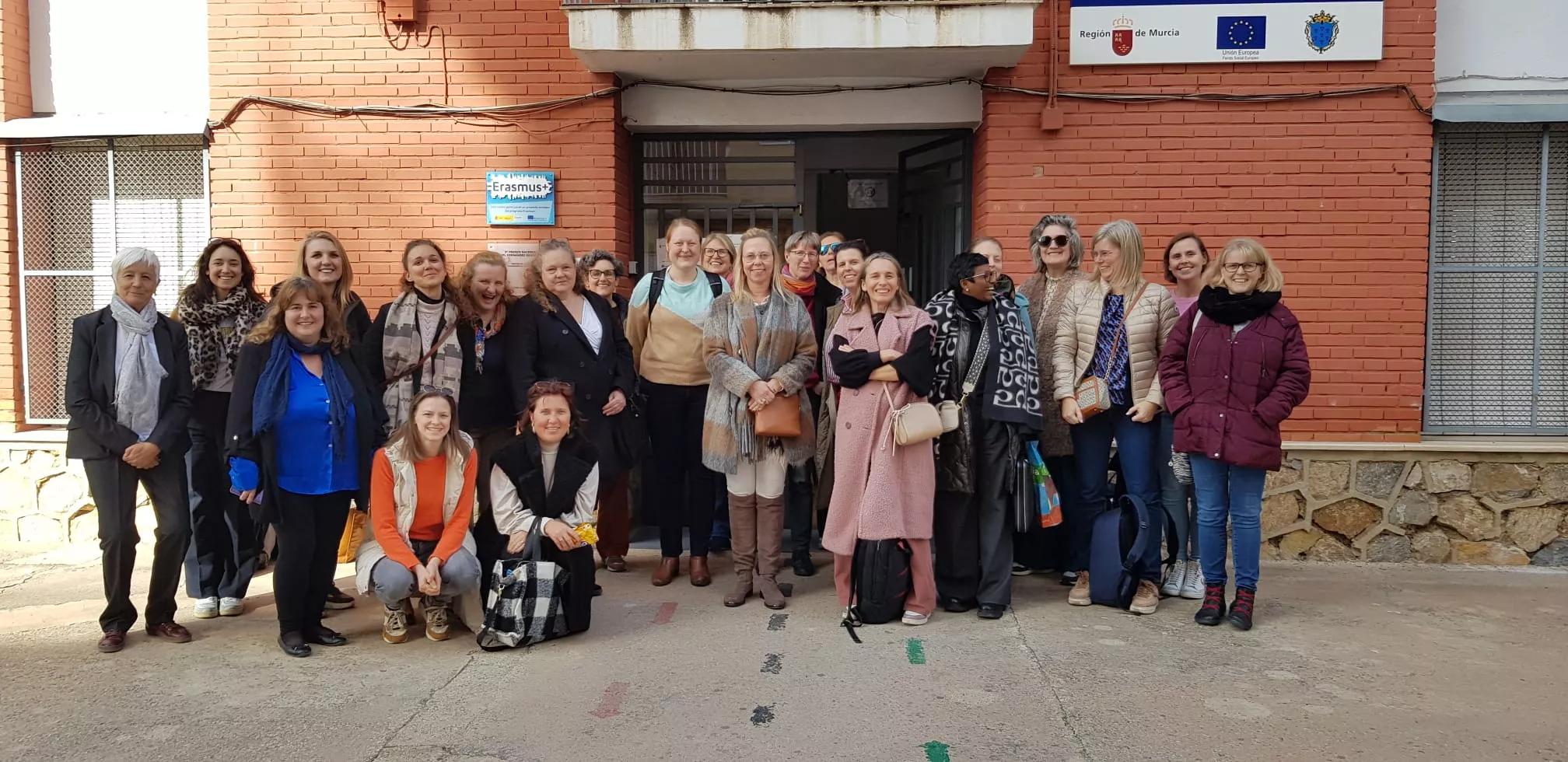 visita de profesores belgas al CEA Alcantarilla.