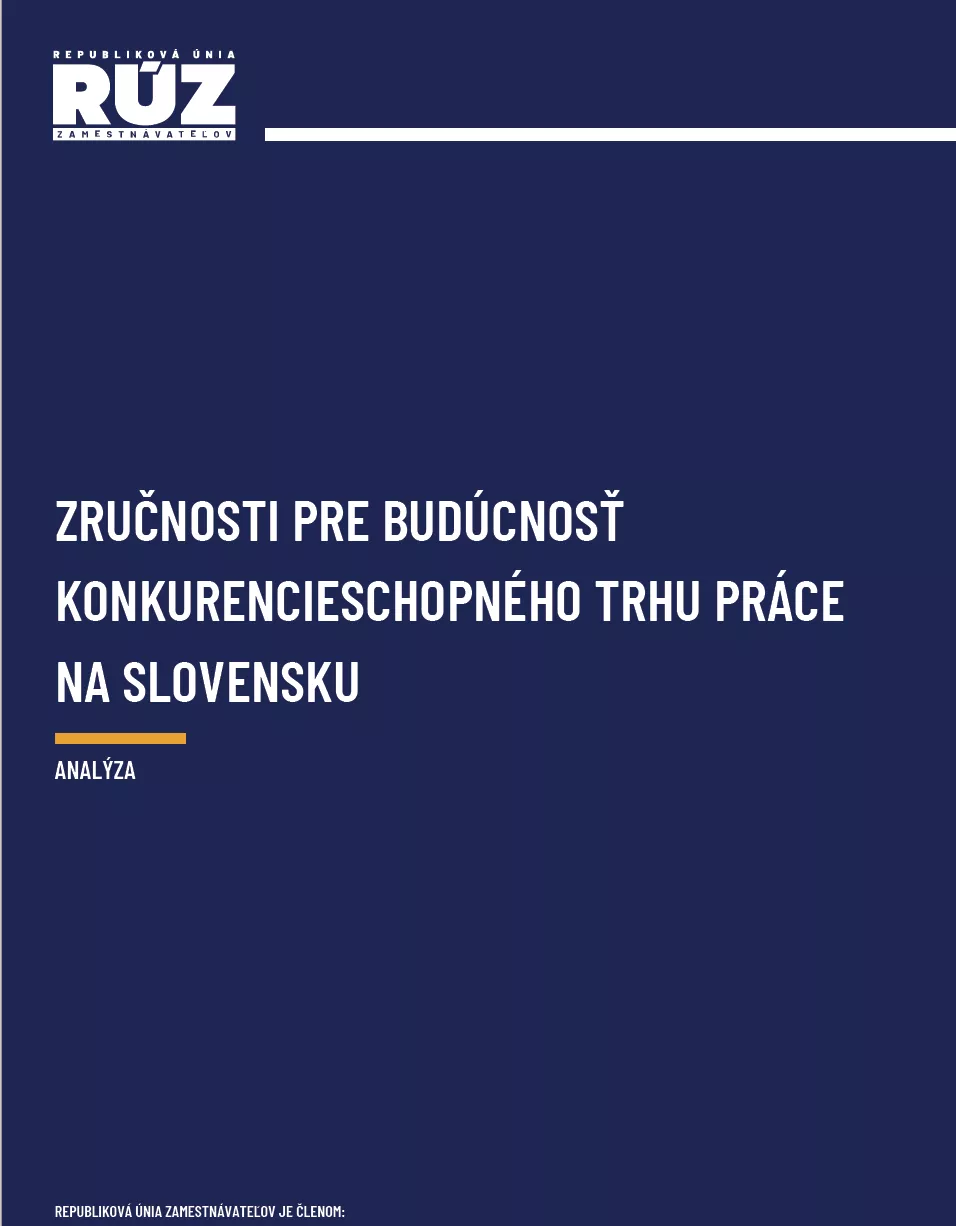 Zručnosti pre budúcnosť konkurencieschopného trhu práce na Slovensku.