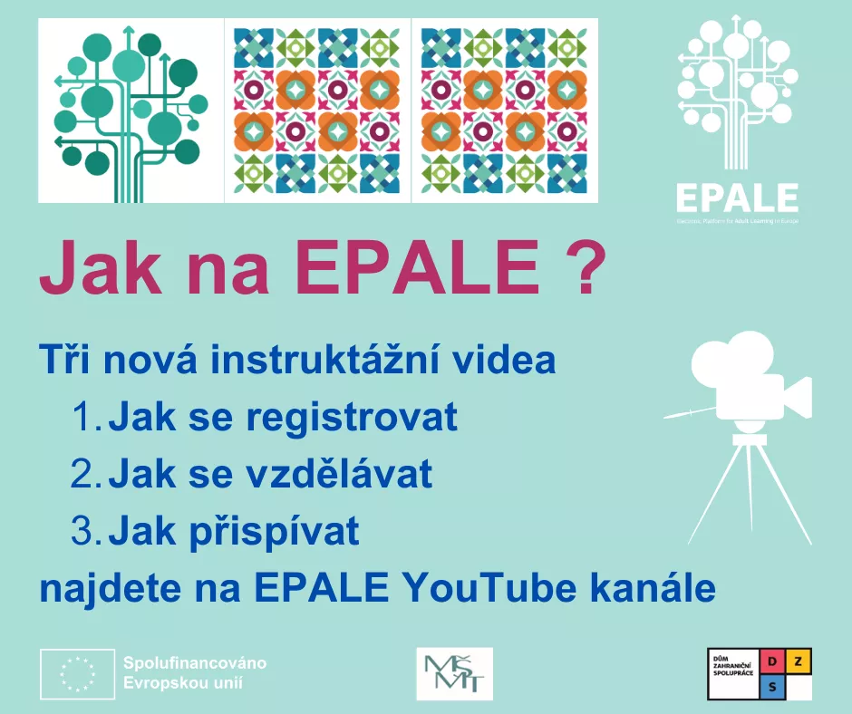 Instruktážní videa EPALE Platforma EPALE.