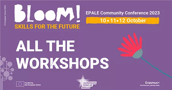 EPALE Community Conference 2023 - Workshops.