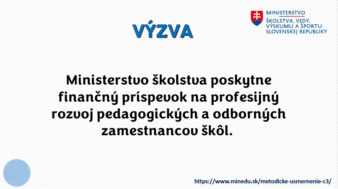 výzva Minedu.