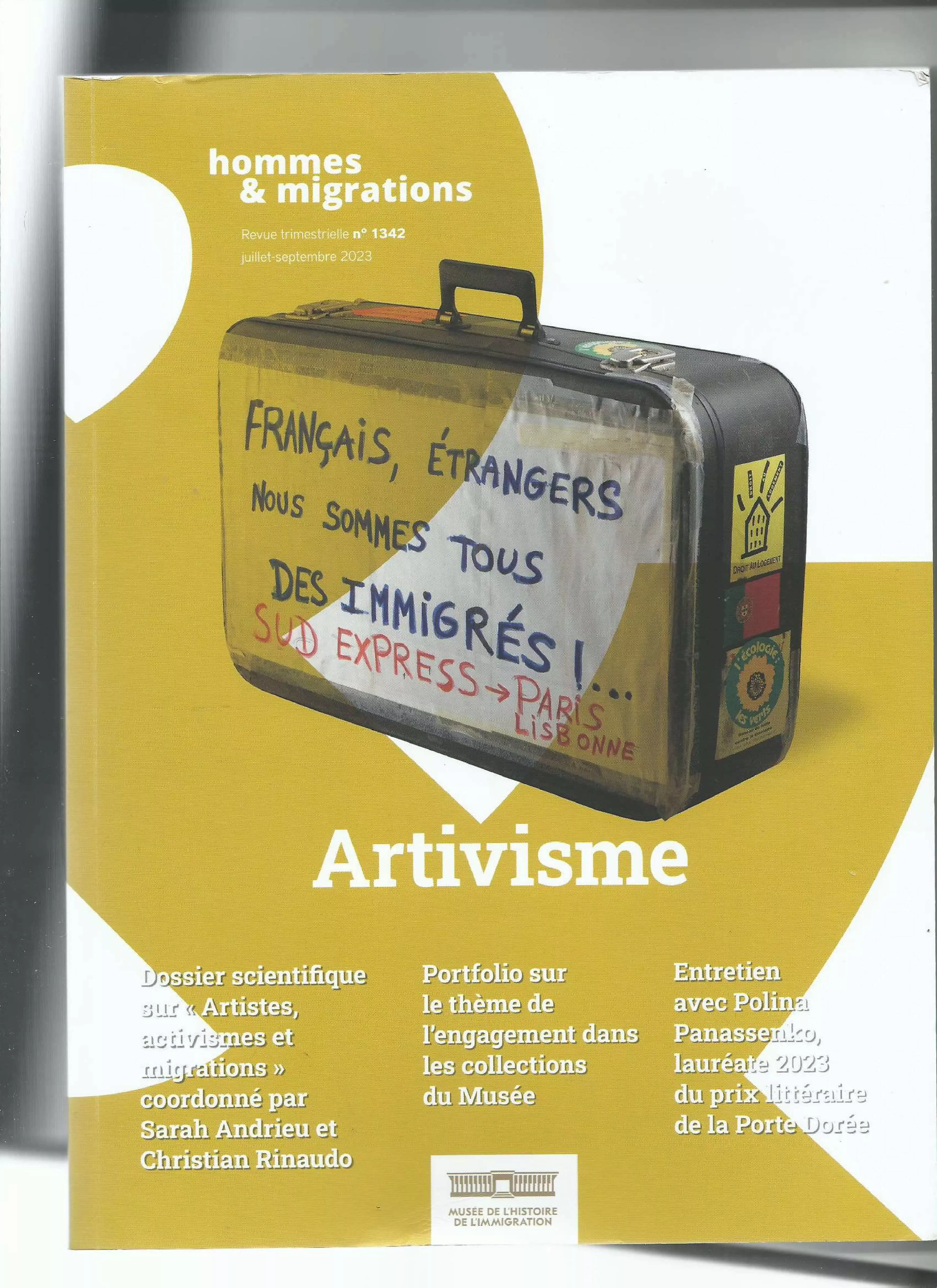 Revue Hommes et Migrations ARTIVISME No.1342, 2023 Revue Hommes et Migrations ARTIVISME No.1342, 2023.