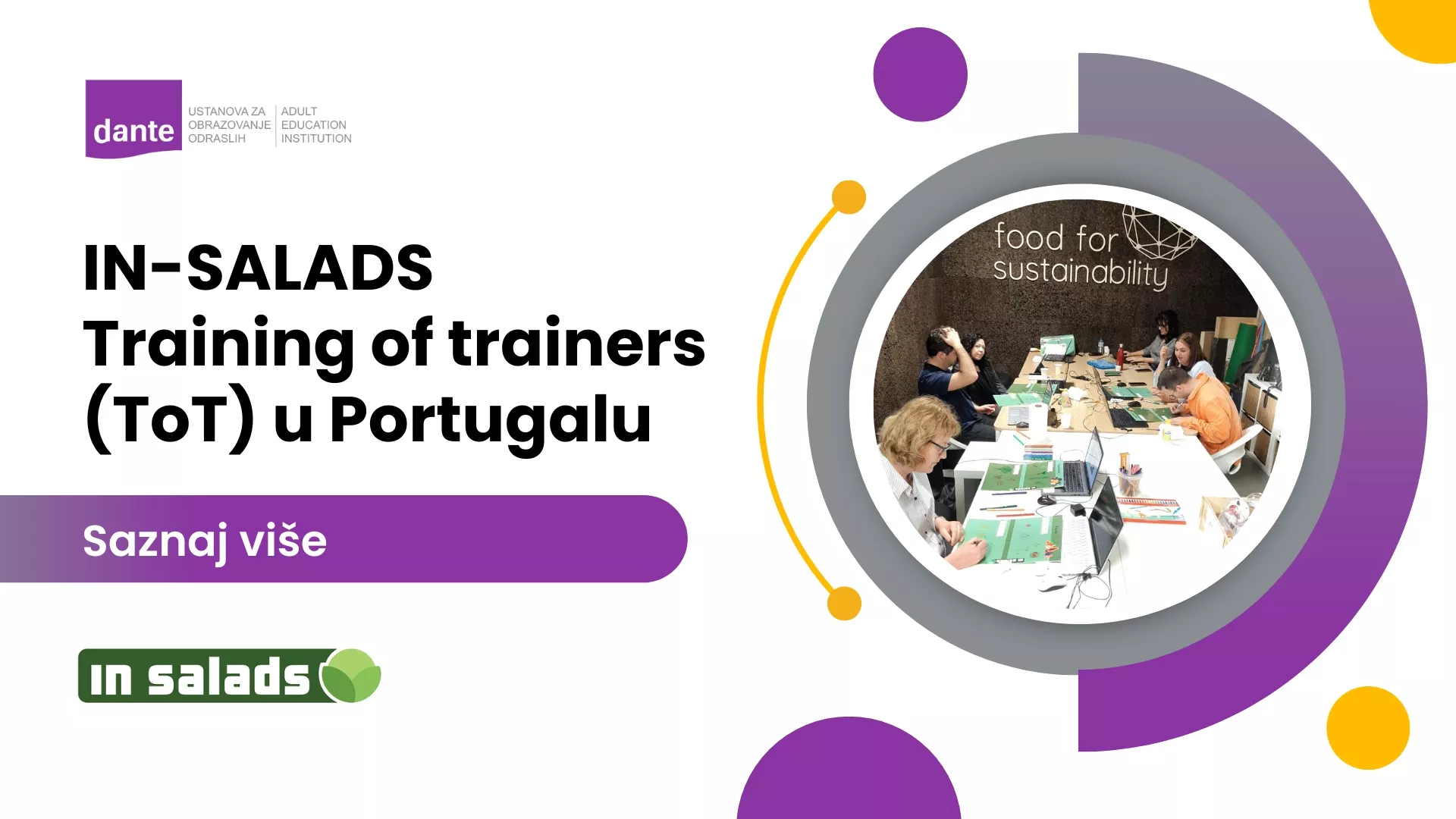 In-salads Training of trainers u Portugalu.