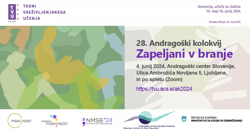 28. Andragoškega kolokvija Pasica 28. Andragoškega kolokvija.