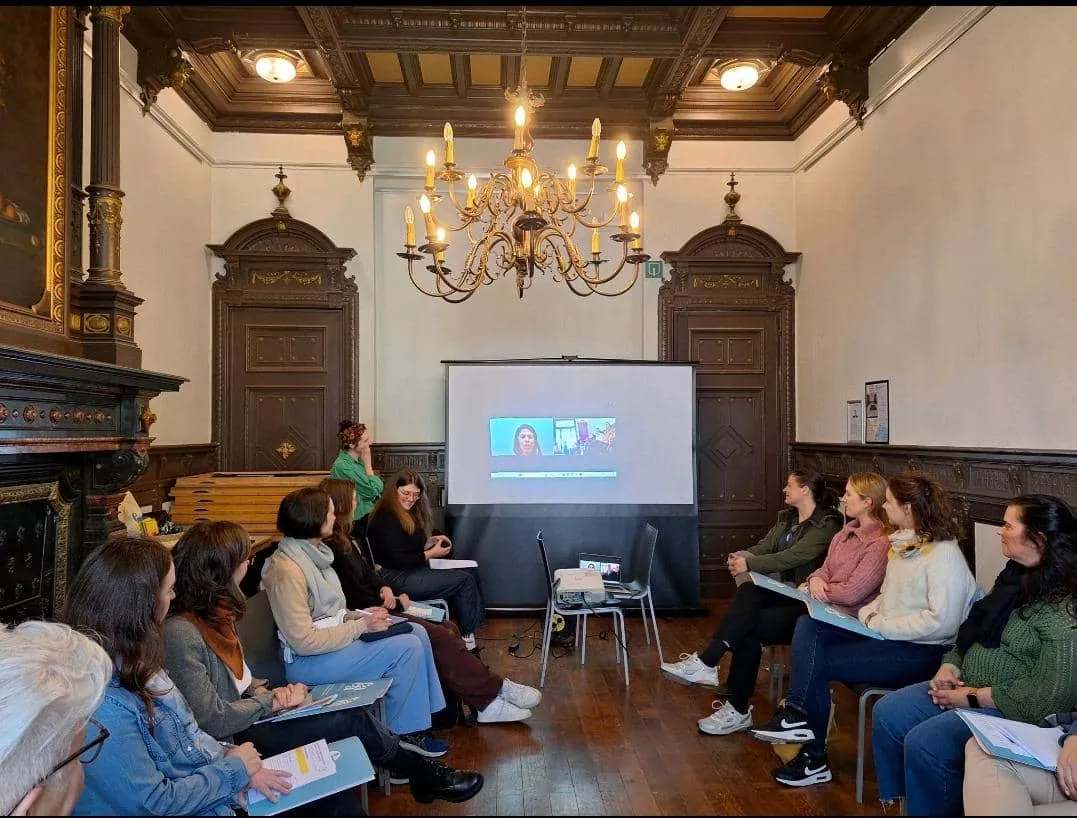 Picture from the EAEA training on Creating and Maintaining Safe Spaces in Adult Learning.