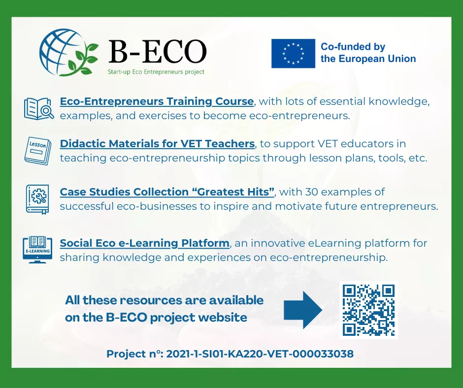 B-ECO - Start-up Eco Entrepreneurs Project-Results.