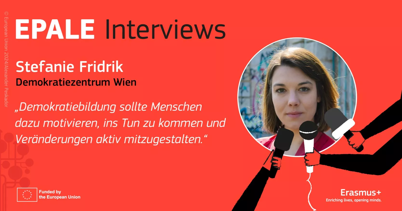 Porträt von Stefanie Fridrik.