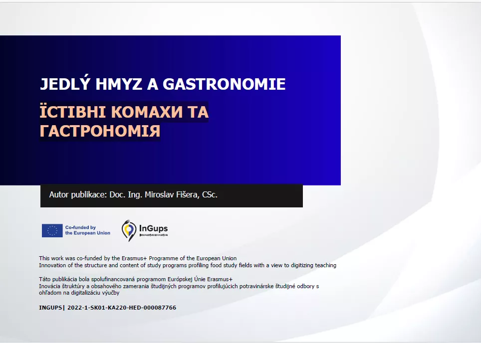 JEDLÝ HMYZ A GASTRONOMIE JEDLÝ HMYZ A GASTRONOMIE.