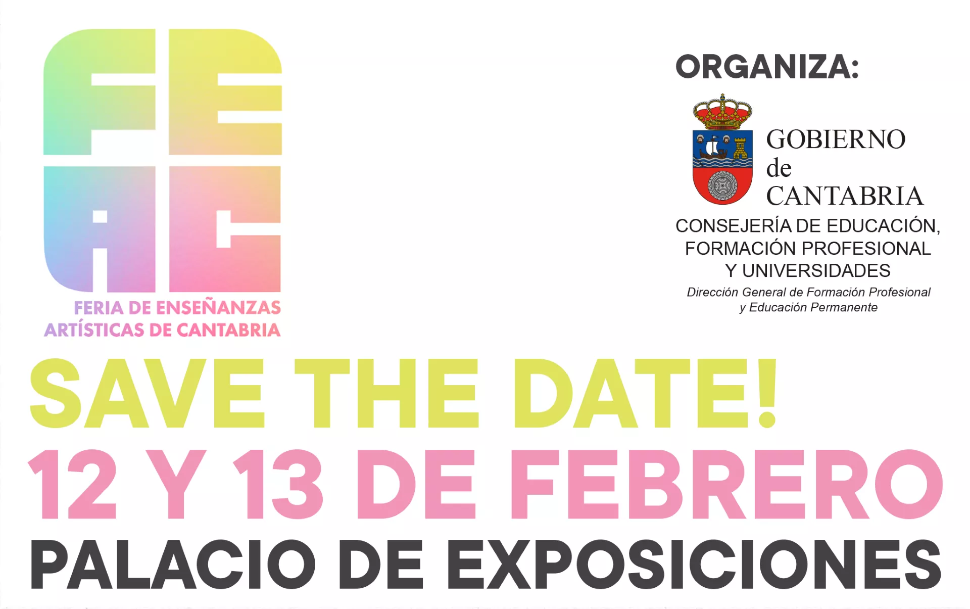 Feria de Enseñanzas Artísticas Cantabria.