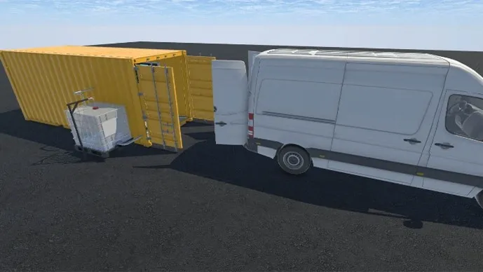 De fysieke, gemakkelijk te vervoeren mini-waterzuiveringsinstallatie De fysieke, gemakkelijk te vervoeren mini-waterzuiveringsinstallatie.
