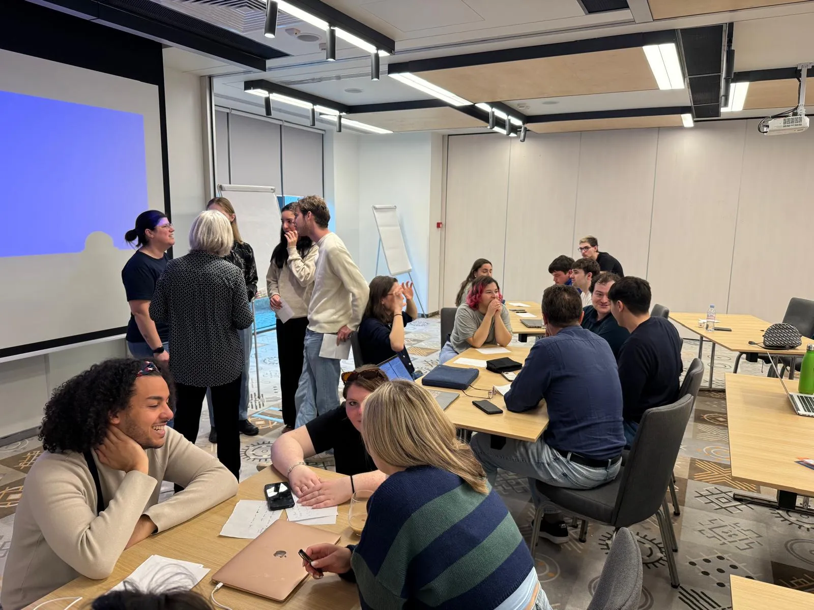 Interaction between participants Interaction between participants .