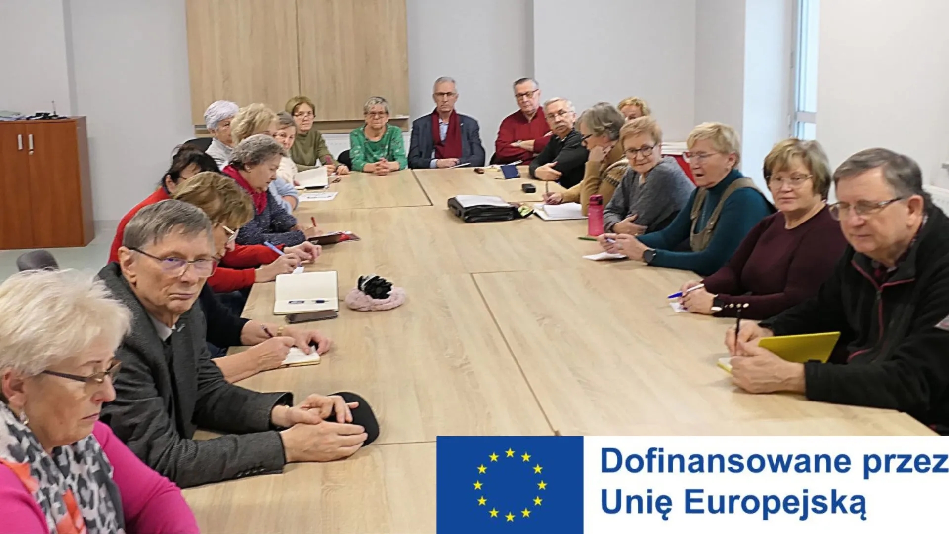 Spotkanie organizacyjne z koordynatorem Fot. z archiwum projektu.