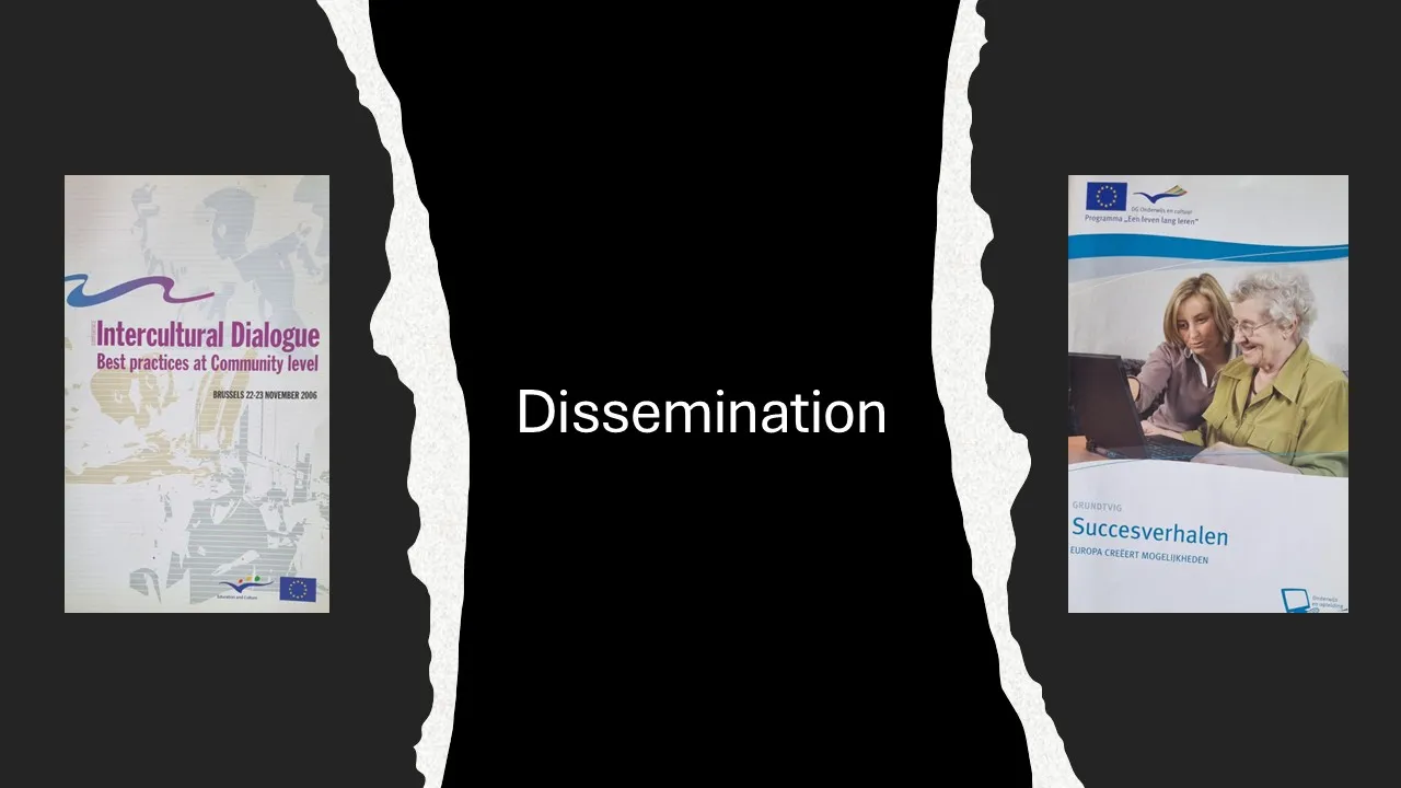 Dissemination Voorbeelden van publicaties.