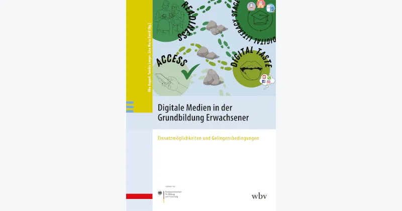 Okładka publikacji "Digitale Medien in der Grundbildung Erwachsener ".