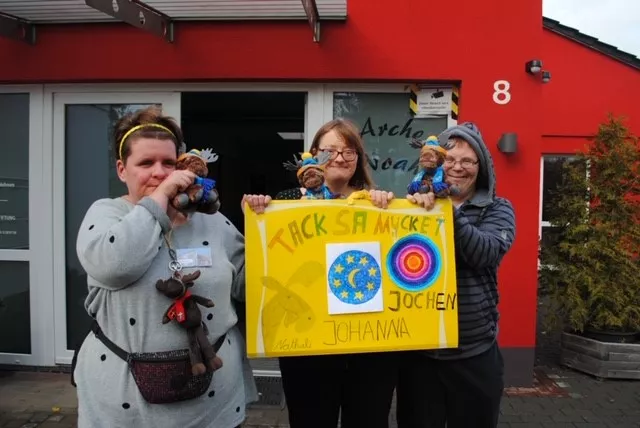 Gruppe Arche Noah aus Bimbach Gemeinde Großenlüder zu Besuch in Schweden.