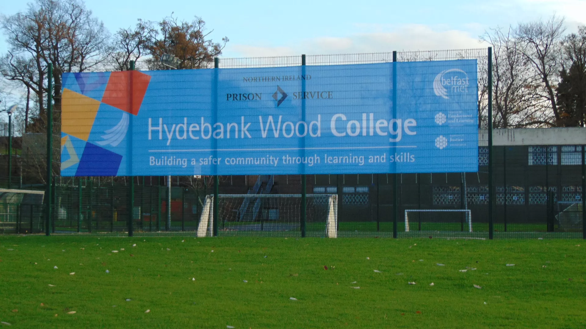 A large banner that reads: .