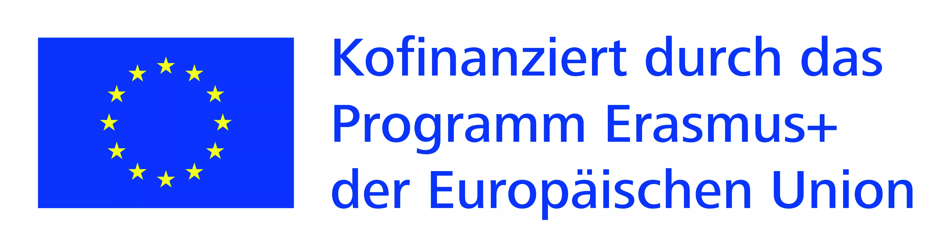 Logo Kofinanzierung Erasmus+ Logo Kofinanzierung Erasmus+.