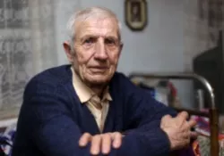 Old man at home Old man at home.