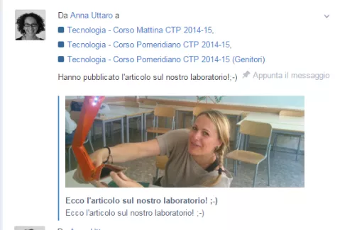 schermata di esempio.