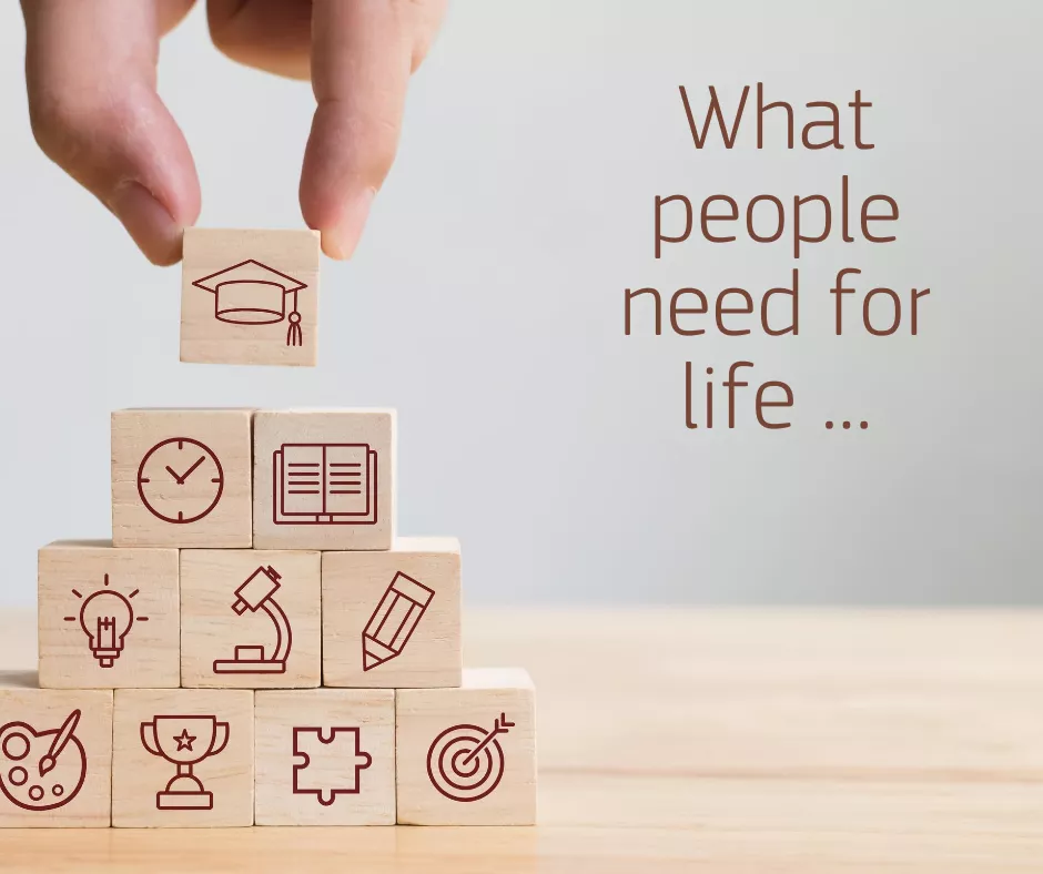 What_people_need_for_life