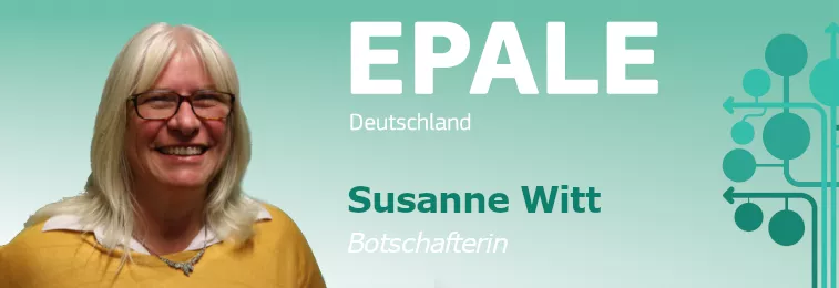 EPALE-Botschafterin Susanne Witt.