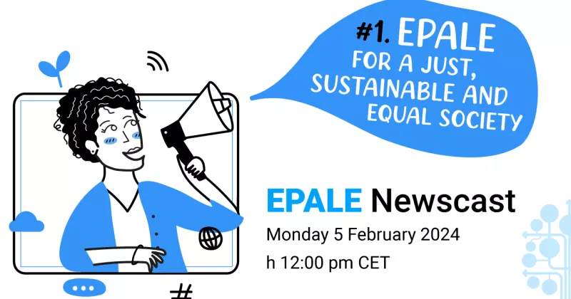 EPALE for a just, sustainable and equal society.