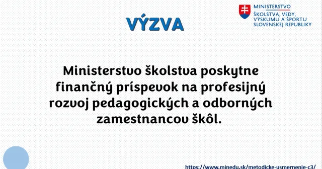 výzva Minedu.