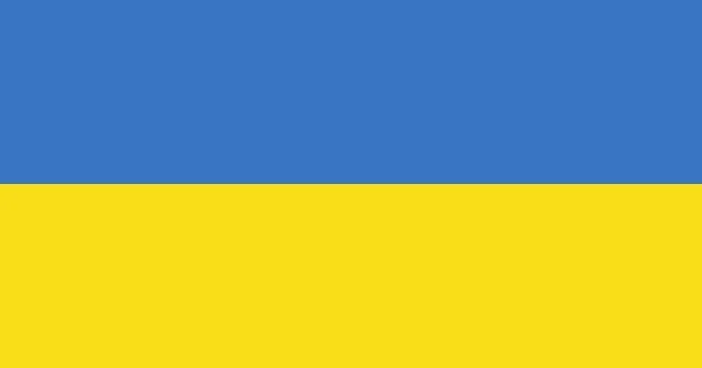 Ukraina flagga.