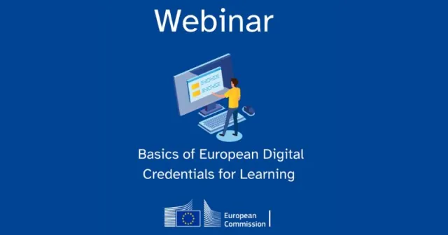 Spletni seminar: Osnove evropskih digitalnih potrdil za učenje (EDC).