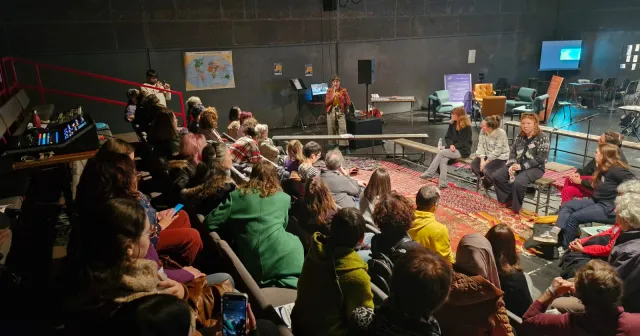 Animation de temps d'échange lors de l'évènement de clôture du projet à Toulouse.