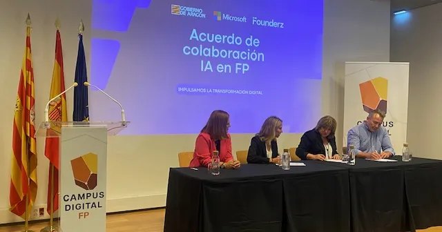 La P de Aragón se forma en IA.