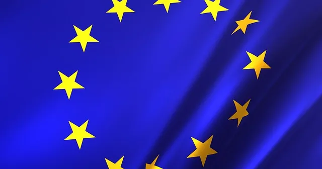 Europäische Flagge.