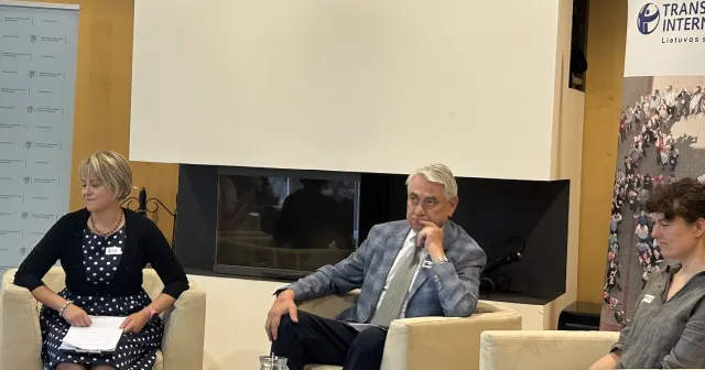 Diskusijos dalyviai.