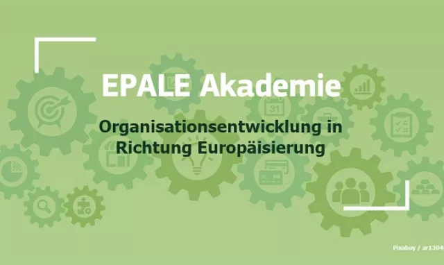 EPALE Akademie, Organisationsentwicklung in Richtung Europäisierung.