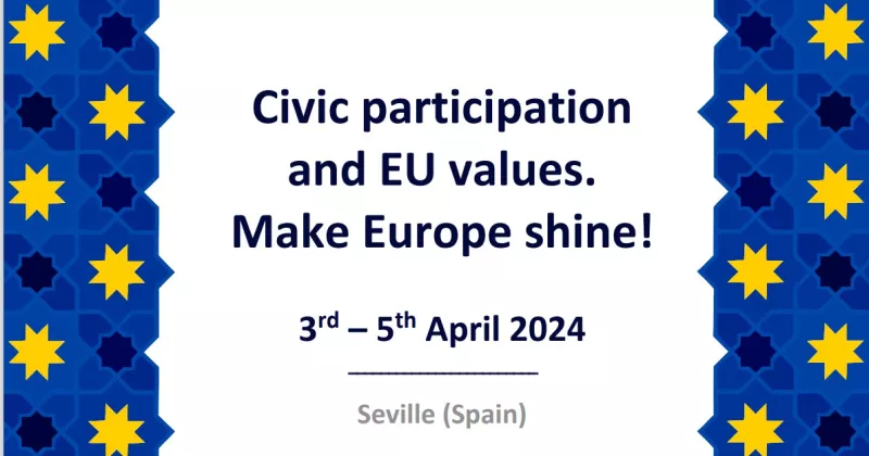 Teksti: Civis participation and EU values. .