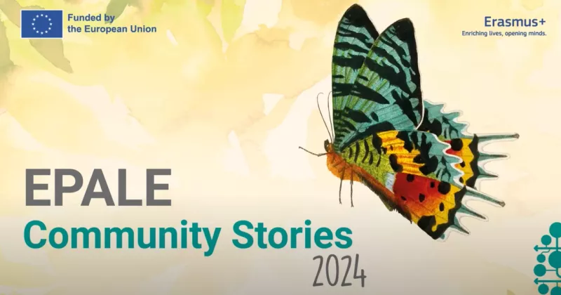 Butterfly pictured - EPALE community stories.