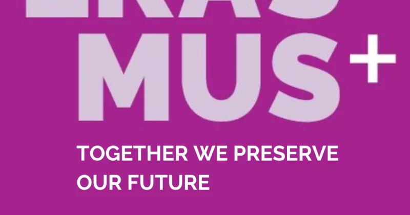Keyvisual ErasmusPlus "Together We Preserve our Future".