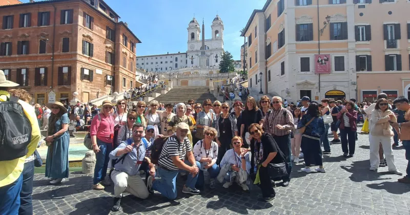 Viaje a Roma con los alumnos senior.