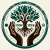 EISF logo showing two palms embracing a growing tree. Tree has branches, leaves and roots. .