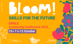 EPALE Community Conference 2023 - Bloom! Skills for the future.